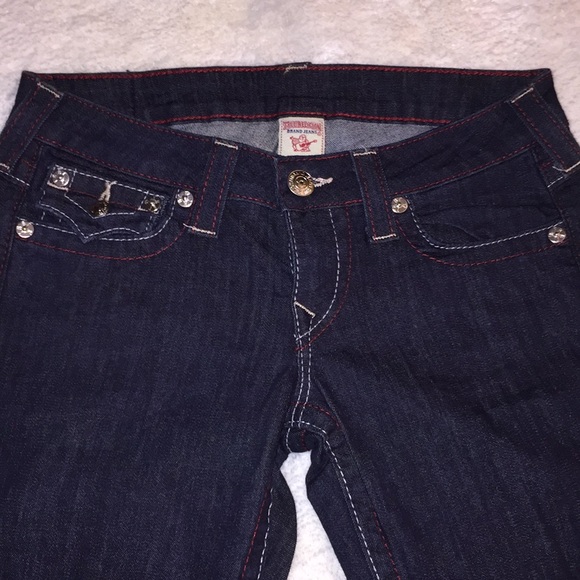 True Religion Banda Print Straight Leg Jeans - Picture 4 of 5